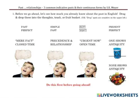 SMT-3 common indicative pasts and cont forms