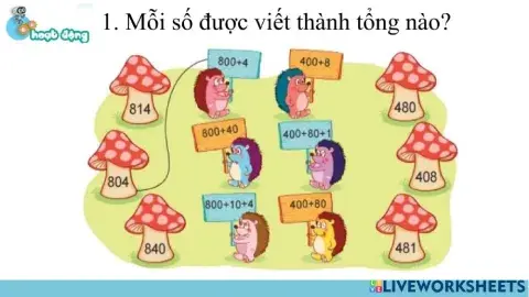 Môn Toán: Bài 52 (tiết 1)