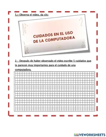 Cuidados del computador