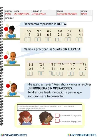 Repaso calculo, problemas y pares e impares