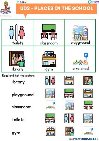 2EP UD2 Places in the school p6