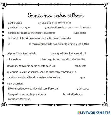 Completa con la opción correcta