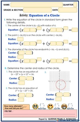 Equation of a Circle
