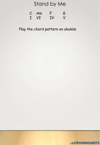 Stand my Me chord changes