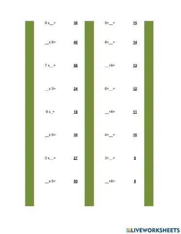 Multiplicacion y suma
