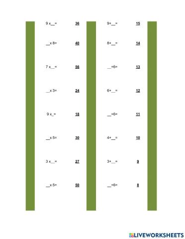Multiplicacion y suma