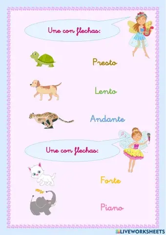 Lenguaje Musical animales