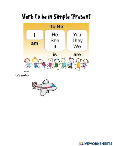 Verb to be in simple present