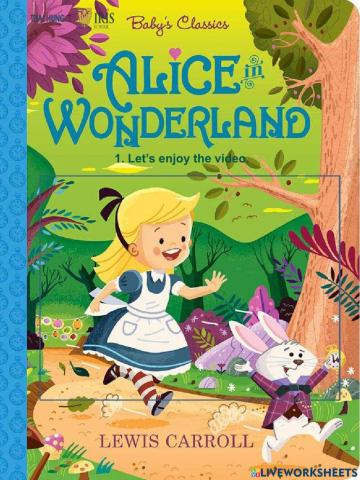 Rainbow-Worksheet about Alice's in the Wonderland