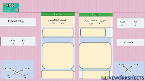 نشاط كيفية كتابة الصيغ