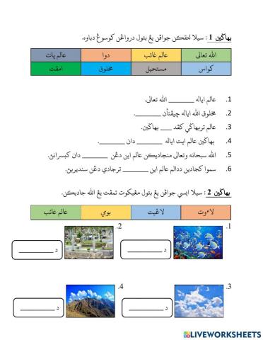 Latihan Kejadian Alam