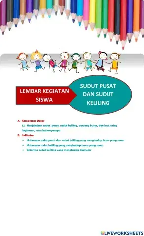 Sudut Pusat dan Sudut Keliling