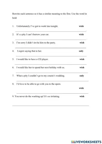 Testing wish structures