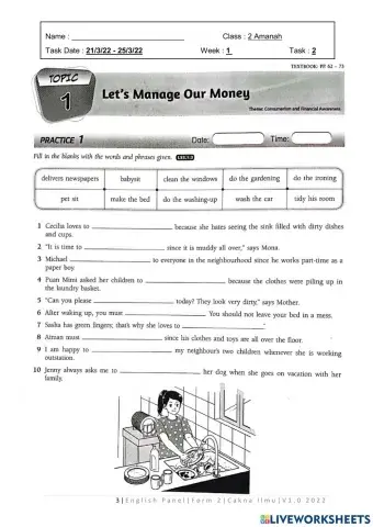 English Form 2