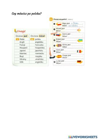Czy mówisz po polsku?