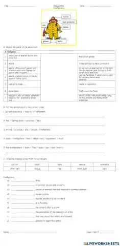 Occupation - Firefighters