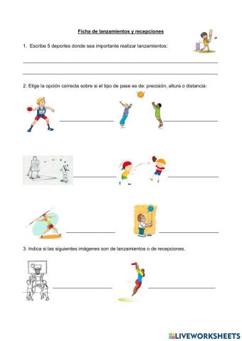 Lanzamientos y recepciones