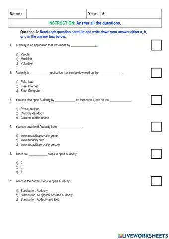 Revision - Audacity1