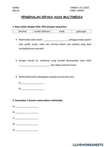 Pengenalan kepada asas multimedia
