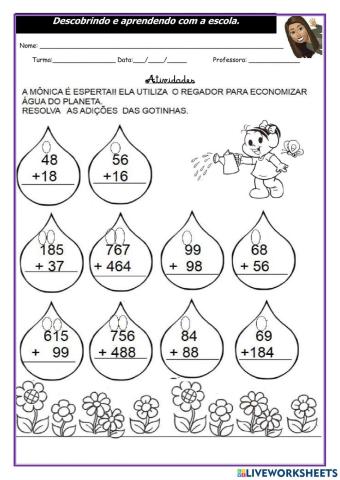 Adição com reserva