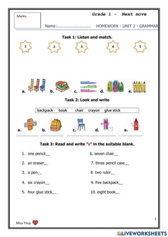 Unit 2 - Lesson 5 - Next move