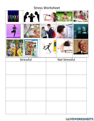 Stress Worksheet