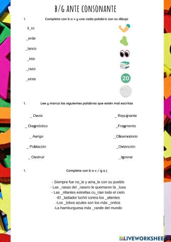 Fichas b-g ante consonante