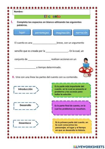 Elementos y partes del cuento