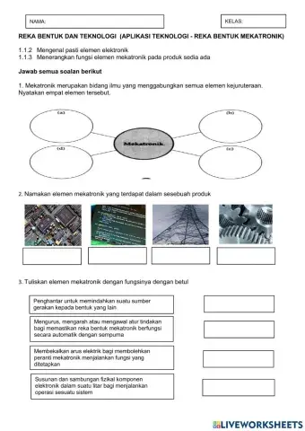 Reka bentuk mekatronik