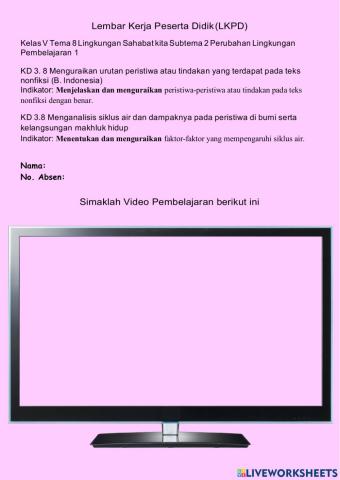 Tema 8 Kelas 5 ST 2 PB 1