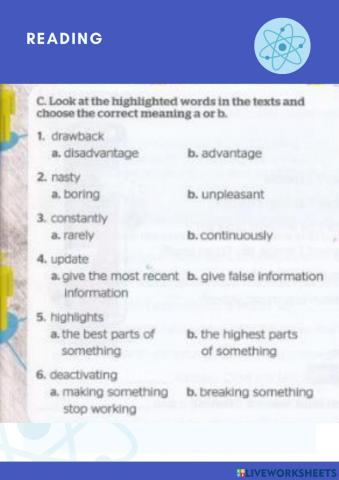 Reading unit 1 full blast plus 4