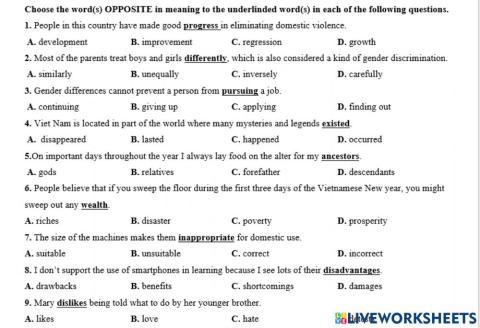 Gk2 trai nghia lop 10