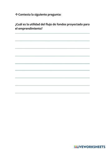 Flujo de fondos proyectado