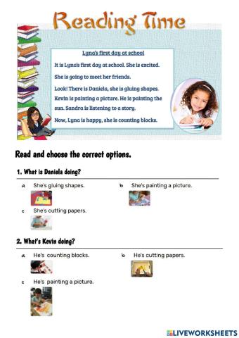 Reading comprehension