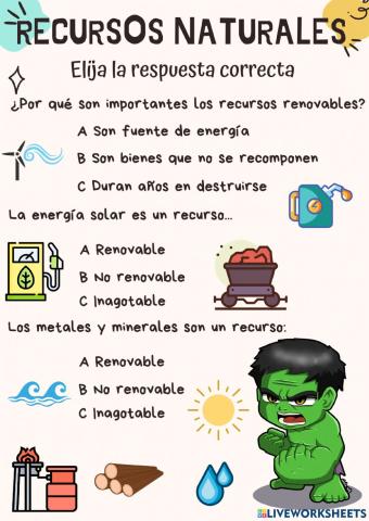 Recursos naturales
