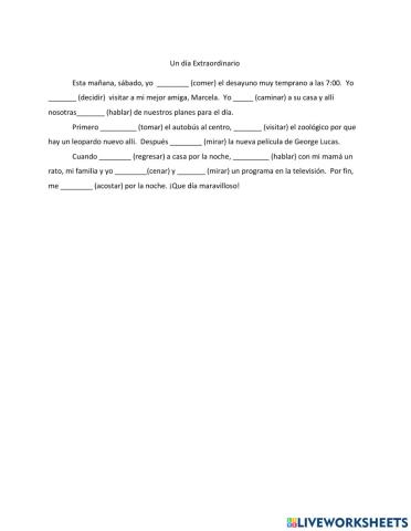 Español-preterito reg