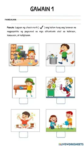 G1-Q3W6-Aralin 15 - Ang Mga Alituntunin sa Aking Paaralan-2-ACTIVITIES-ODL