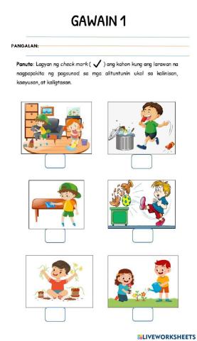 G1-Q3W6-Aralin 15 - Ang Mga Alituntunin sa Aking Paaralan-2-ACTIVITIES-ODL