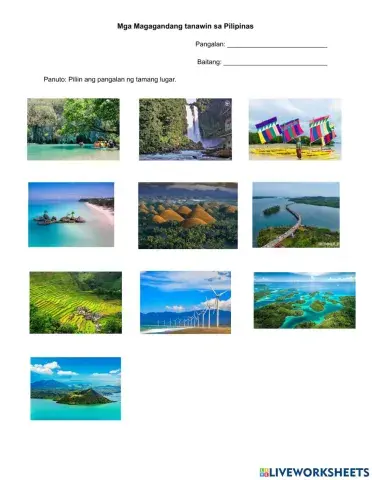 Mga Tanawin sa Pilipinas