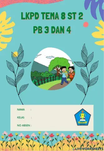 Tema 8 st 2 pb 3 dan 4 kelas v