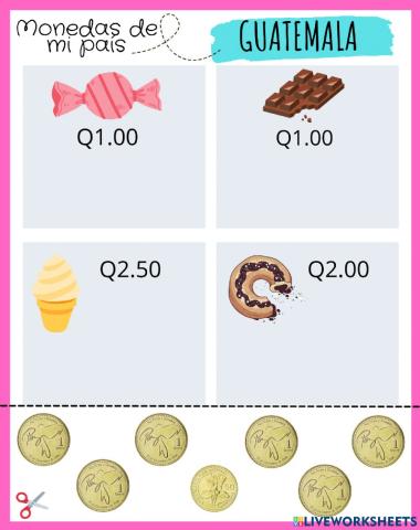 Monedas de Guatemala