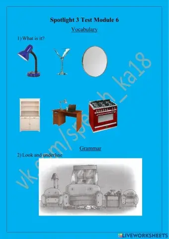 Spotlight 3 test module 6