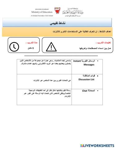 الاستخدجامات الاخرى للانترنت