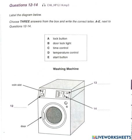 Hacker listening  chapter 6 map-plan-diagram labelling 12-14