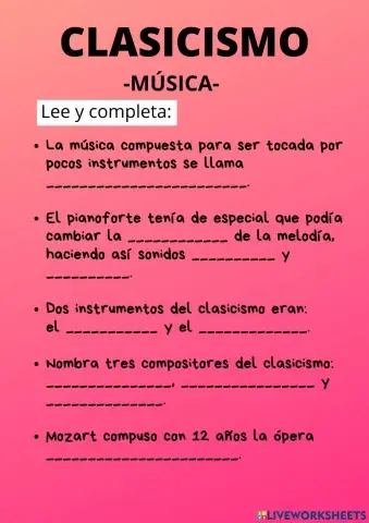 Clasicismo música