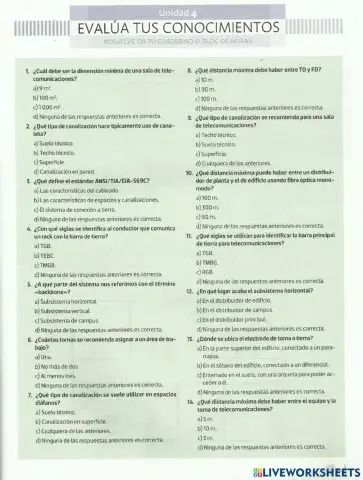 Evalua tus conocimientos UD- REDES