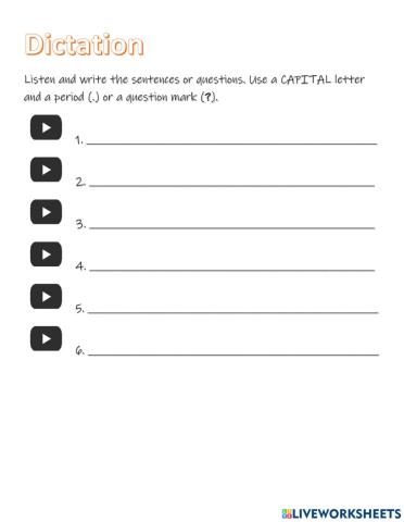 Dictation: this and these