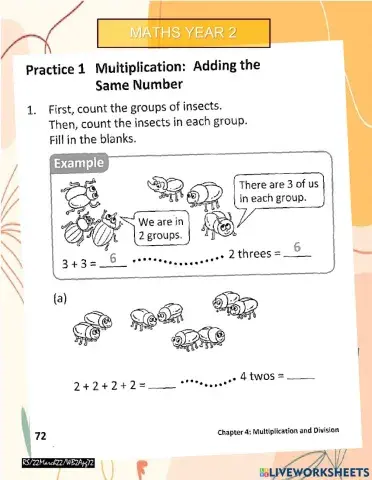 Multiplication WB2Apg72-74