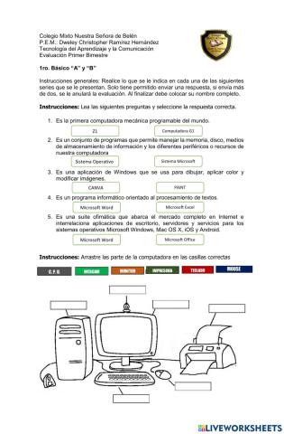 Computación 1ro. Básico
