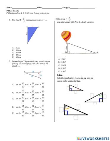 Perbandingan Trigonometri